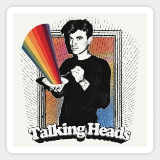 Talking Heads // Retro Style Fan Art Design Magnet